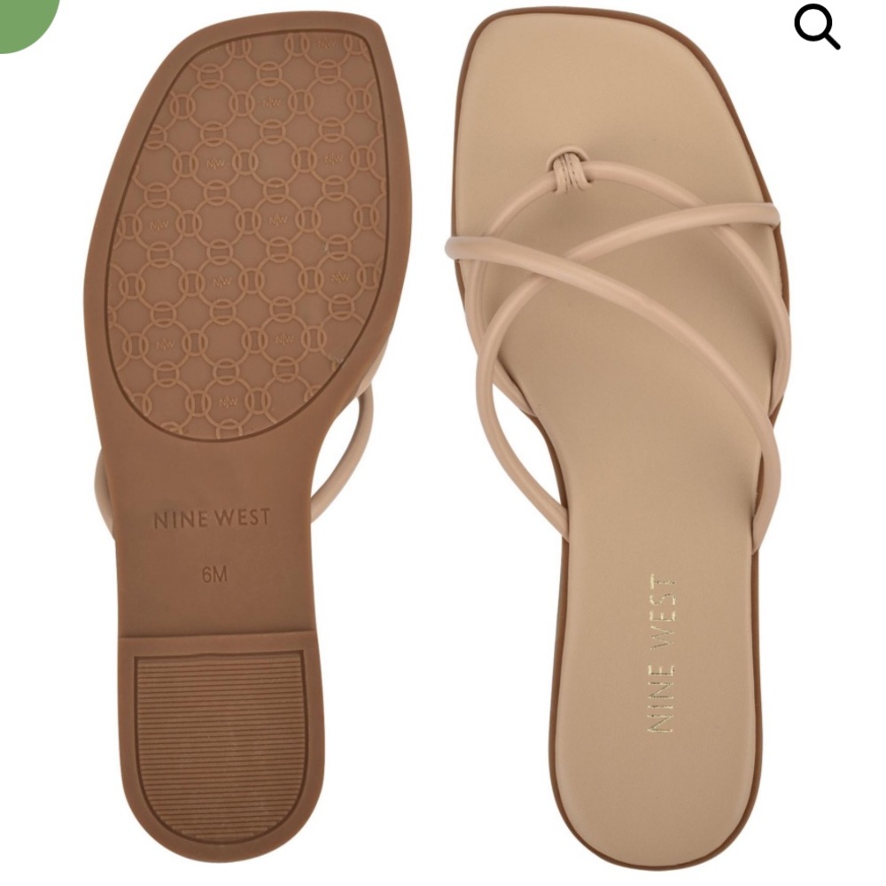 Nine West Beige Strappy Sandals